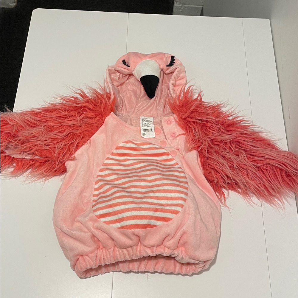 Target Pink and Coral Flamingo Kids Costume Hoodie